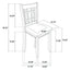 Hester - 5 Piece Dining Set - Espresso