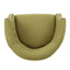 Contemporary Upholstered Club Chair With Button Tufting
