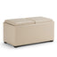 Avalon - 5 Piece Storage Ottoman, Contemporary