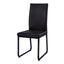 Dining Chair Side Upholstered, For Dining Room (Set of 2) - Black