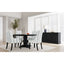 Draper - Upholstered Dining Chair (Set of 2) With Vertical Stripes - Beige