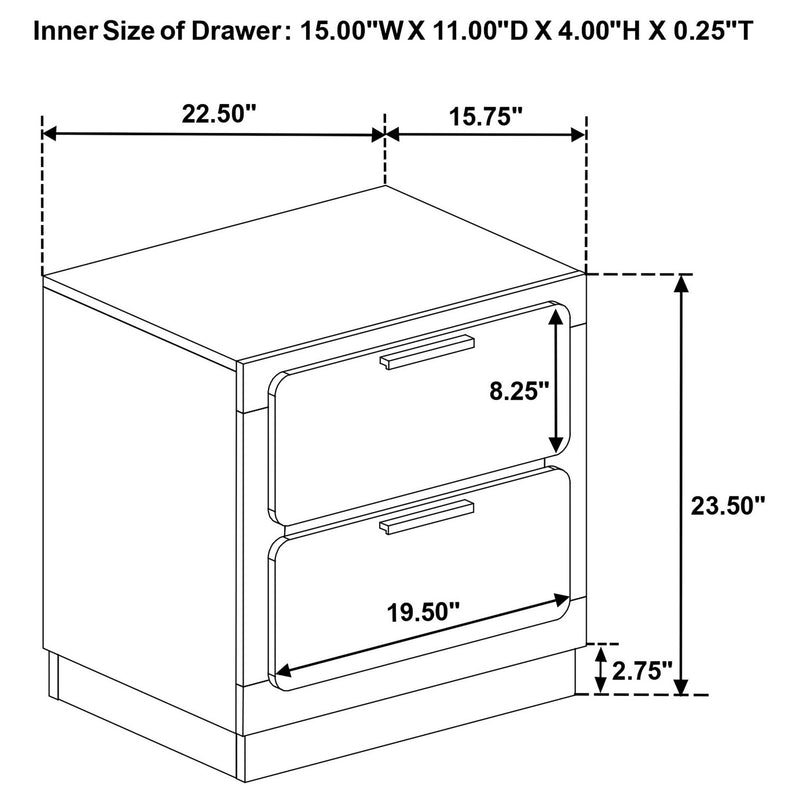 Sophia - 4 Piece Bedroom Set