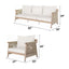 Zira - 5 Piece Patio Sofa Set - Beige