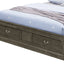 Traditional Style Bookcase Storage Bed