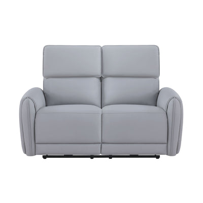 Jeromie - Power Motion Loveseat With USB Port - Gray