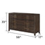 Kenzo - 6 Drawer Dresser - Walnut