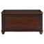 Ornate - Deep Flip Open Storage Cedar Chest With Cedar Lining - Brown
