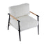 Modern Accent Chair With Cushions, Cozy Seating