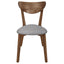 Mid-Century Modern Upholstered Dining Chair (Set of 2)