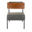 Fiji - Contemporary Chair - Gray / Walnut