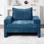 Upholstered Accent Chair With Wide Armrests And Ergonomic Back Support