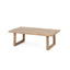 4 Pieces Acacia Wood Patio Furniture Set, Outdoor Furniture With Coffee Table, Patio Conversation Set Deep Seating With Soft Cushion, Porch Chairs For Backyard Porch Balcony - Brown Wash / Beige