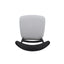 5 Piece Dining Set With 1 Table And 4 Upholstered Chairs - Black / Light Gray