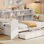 Daybed With 3 Drawers USB Ports And Desk