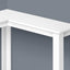 Corner Accent Console Table For Entryway, Unique Design Contemporary & Modern