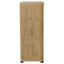 Door Accent Cabinet With Screens - Brown