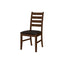 Dining Chair, Dining Room, Side, Upholstered, Transitional (Set of 2) - Brown