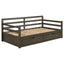Twin Long 2 Drawer Daybed With Extendable Trundle, Storage Drawers, Fits Standard Mattress - Gray