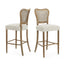 Barstool (Set of 2) - Dark Brown