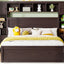 Bed With All In One Cabinet, Shelf And Sockets