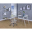 Cimarron - Ladder Bookcase With 4 Shelves - Clear