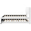Upholstered Platform Bed With Multifunctional Trundle