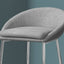 Bar Stool, Bar Height, Contemporary & Modern (Set of 2) - Gray