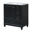 Freestanding Bathroom Vanity With Sink, Soft Close Door, 3 Drawers