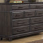 9 Drawer Dresser - Mahogany