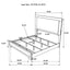 Lincoln - Bedroom Set With LED Headboard