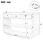 Console Table With 3 Soft Close Drawers & 2 Open Shelves