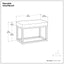 Reynolds - Contemporary Bench