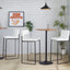 Fuji - Contemporary High Back Barstool Elegant Design