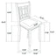 Lattice Back Side Chairs (Set of 2)