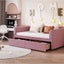 Upholstered Daybed With Ergonomic Design Backrest