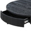 Tate - Round One Drawer Coffee Table - Black