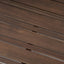Oana Brava - Rustic Coffee Table With Slat Panel Design - Gray