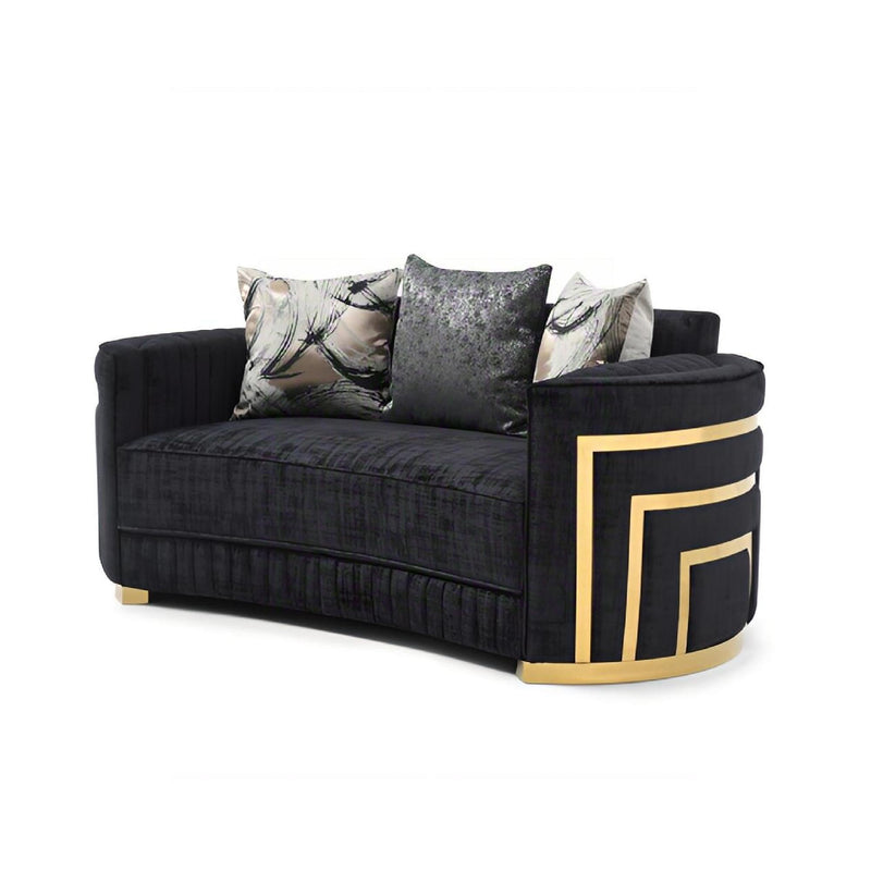 Soledad - Loveseat - Black