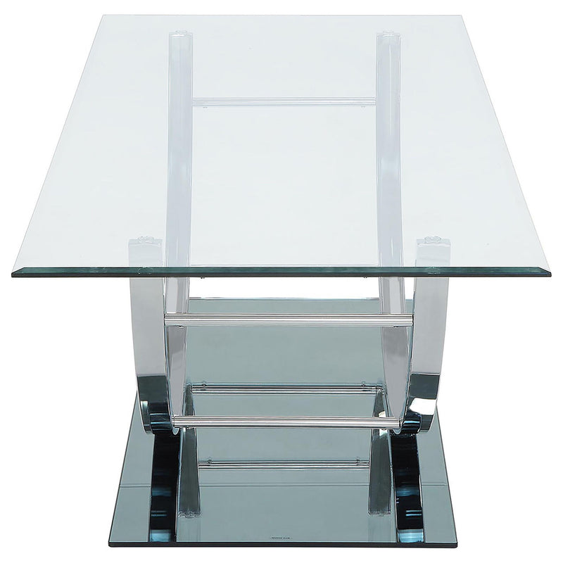 Garrett - 2 Piece Coffee Table Set - Chrome