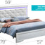 LED Elegant Bed