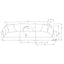 Tomasina - Modular Sofa With Cushions And Padded Arms - Black