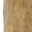 Hand Painted Wood Stump Style Outdoor Side Table - Light Brown