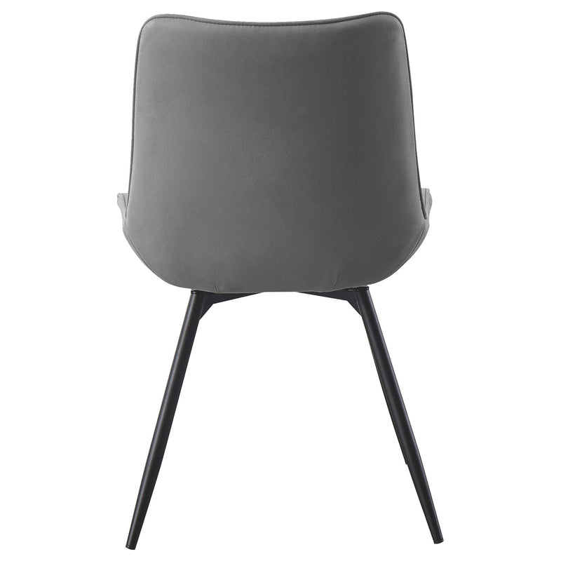 Tufted Swivel Dining Chairs (Set of 2) - Gray