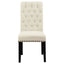 Button Tufted Side Chairs (Set of 2) - Beige