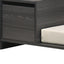 Esme - Wide Comfy Pet Bed With Cushion And Side Storage Compartment - Ash Gray