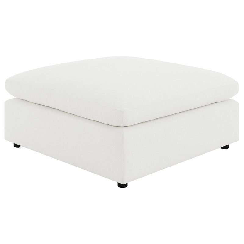Segoura - 6 Piece Upholstered Modular Sectional With Ottoman - Ivory