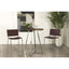 Burkhart - Round Height Bistro Bar Table - Brown Oak