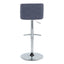 Toriano - Contemporary Adjustable Barstool With Swivel & Rounded T Footrest (Set of 2)