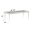 Maverick - Dining Table - Silver