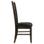 Padded Seat Side Chairs With Tapered Slats (Set of 2)